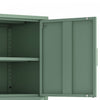Ava Modern 24" Metal Accent Cabinet in Sage Green | Armoire d’appoint moderne Ava 24" en metal, vert sauge