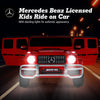 Costway 12v 2 Seats Kids Ride On Car Licensed Mercedes Benz G63 W/ Remote Control Red