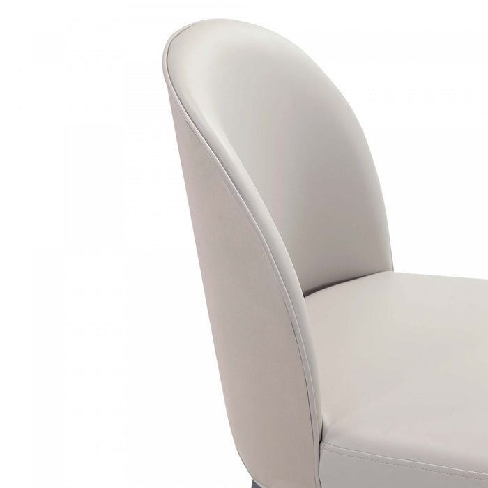 Hillman Modern 6-Piece Dining Chair Set in Light Gray