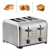 Kenmore 4-Slice Toaster with Dual Controls Stainless Steel - KKTSDC4SS|Grille-pain Kenmore à 4 tranches avec deux panneaux de commande, acier inoxydable - KKTSDC4SS