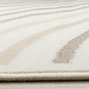 Forte Cream Beige Brown Curvy Lines Area Rug - 7'9" x 10'6"|Carpette Forte crème, beige et brune à motif de lignes courbées - 7 pi 9 po x 10 pi 6 po