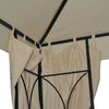 Outsunny 10' X 10' Patio Gazebo Outdoor, Canopy Shelter With Double-tier Roof, Pavilion Sidewalls Fo|Outsunny 10' X 10' Pavillon De Jardin Tonnelle Barnum Gazebo Avec Parois Laterales Beige