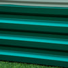 Outsunny 4' X 2' X 1' Raised Garden Bed, Galvanized Steel Planter Box For Vegetables, Flowers, Herbs|Outsunny Parterre De Fleur Rectangulaire Potager De Jardin Jardinieres Bac A Fleurs Panneaux Modulab