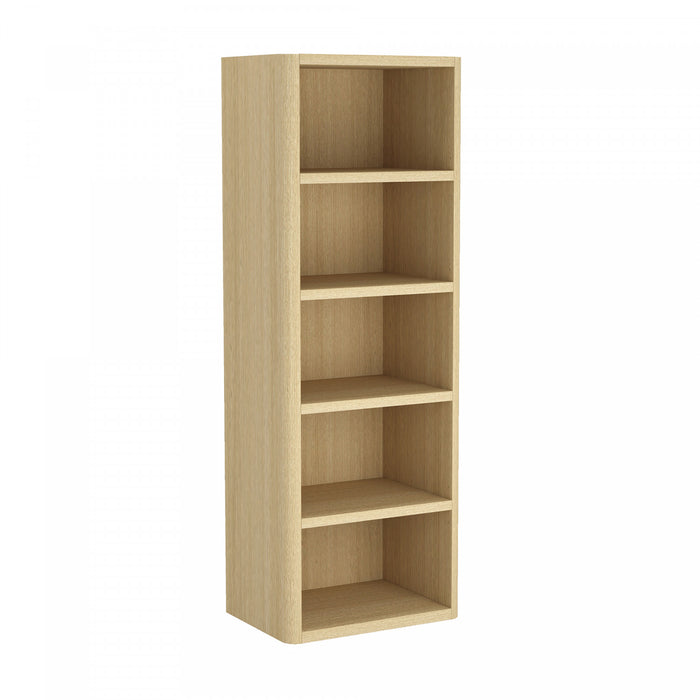 Rivington Modern 28\" Open Bookcase in Natural Oak - Set of 3