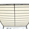 Outsunny 10'x10' Steel Gazebo Canopy Patio Outdoor Portable Sun Shelter Door Porch Cover Cream White|Outsunny 10'x10' Gazebo En Acier Auvent Patio Exterieur Portable Abri Soleil Porte Porche Couverture
