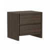 Linda Modern 24" Nightstand in Walnut Brown (2-Drawer) - Set of 2 | Table de nuit moderne Linda 24" en noyer brun (2 tiroirs) - Lot de 2