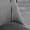 HOMCOM Dining Chairs Set of 4, Velvet Accent Chair, Dark Grey
