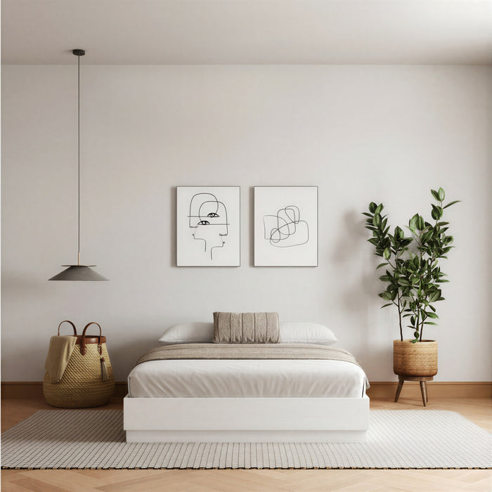 Milano Queen Platform Bed Frame Queen Bed