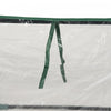 Outsunny Greenhouse With Raised Garden Bed, Steel Outdoor Planter Box, Roll Up Door, Dual Use For Fl|Outsunny Lit De Jardin Sureleve Galvanise De 4' X 3' Avec Mini Housse De Serre En Plastique, Jardini