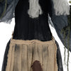 Outsunny 47" Witch Halloween Decoration with Sound Activated Light Up Eyes