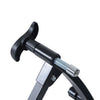 Soozier Foldable Indoor Bike Trainer, Stationary Bicycle Stand For Riding Exercise, 26-28" & 700c Wh|Soozier Velo D'interieur Velo D'exercice Trainer Support Stationnaire Ventilateur Pliant Turbo (noir