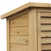 Outsunny Garden Shed Wooden Garden Storage Shed 2 Door Unit Solid Fir Wood Garage Tool Organisation |Outsunny Abri De Jardin En Bois 2 Portes Armoire De Rangement Pour Outils De Garage En Bois De Sapin