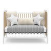 Storkcraft Pasadena 3-in-1 Convertible Crib - White/Driftwood