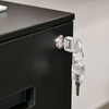 Vinsetto File Cabinet Vertical Filing Cabinet Lockable For Office|Vinsetto Classeur Vertical Classeur Verrouillable Pour Le Bureau