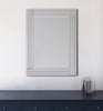 Foundry 30 Inch All-Glass Rectangular Mirror In Chrome | Foundry Miroir Rectangulaire Tout en Verre de 30 Pouces Chrome