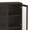 Rivington Modern 38" Bookcase Cabinet in Walnut | Armoire bibliotheque moderne Rivington 38" en noyer