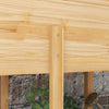 Outsunny Wooden Raised Garden Bed With Drain Holes, Bed Liner For Vegetables, Flowers, Herbs, Outdoo|Outsunny Lit De Jardin Sureleve En Bois Avec Trous De Drainage, Lit Pour Legumes, Fleurs, Herbes, Ja