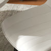 HOMCOM Dining Chairs Set of 2, PU Leather Upholstered Kitchen Chair, Cream