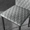 HOMCOM Dining Chairs Set of 4, Upholstered Faux Leather Accent Chairs
