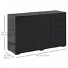 HOMCOM Kitchen Sideboard with Push-Open Drawers and Storage Cabinets