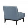 Murdock Accent Chair Blue Leather | Fauteuil D'appoint Murdock En Cuir Bleu