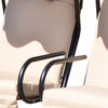 Outsunny Luxury Porch Swing Metal Outdoor Swing Chair 2 Separated Seater Hammock Heavy-duty With Can|Outsunny Luxury Metal Swing Chair Hamac 2 Places Separees Robuste Avec Auvent Et Coussins, Beige