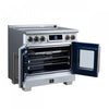 Forno Maximus 36 Inch Induction Range White, 5.36 cu.ft - FFSIN0932-36WHT Electric Range | Cuisiniere a induction Maximus 36 pouces blanche, 5,36 pi³ - FFSIN0932-36WHT