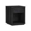 Evelyn Modern 20" Nightstand in Charcoal Gray (1-Drawer) | Table de nuit moderne Evelyn 20" en gris charbon (1 tiroir)