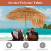 Costway 6.5 FT Thatched Beach Umbrella Tilt Tiki Hawaiian Patio Portable