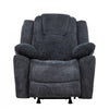 Renner 38 in. Upholstered Manual Rocker Recliner with Lever - Dark Grey | Fauteuil bercant inclinable manuel Renner de 38 po rembourre avec levier - Gris fonce