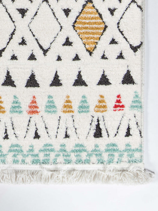 Kaia Contemporary 9'10\" x Area Rug in Multi Indoor Area Rug