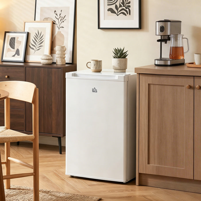 HOMCOM Compact Upright Freezer 3Cu.Ft Mini Freezer, White