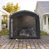 Outsunny Bike Storage Tent Shed with Carry Bag for 3-4 Bikes, Black