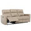 Denton 81 in. Faux Leather Manual Reclining Sofa - Taupe | Sofa inclinable manuel Denton de 81 po en similicuir - Taupe