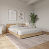 Satori Low Platform Full Bed Set | Lit plateforme bas Satori avec tete de lit Double