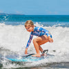 Costway 37" Lightweight Body Board With Eps Core Xpe Deck Hdpe Bottom Crescent Tail Blue
