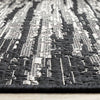 Jackson Black Grey Distressed Outdoor Rug, 7'10" x 10'6" Outdoor Area Rug | Tapis d'exterieur Jackson noir et gris vieilli, 7'10" x 10'6"