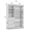 Bestar Versatile 61 W Closet Organizer System - White|Système d’organisateur de garde-robe Versatile de Bestar de 61 po (L) - blanc