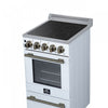 Forno Pallermo 20 Inch Electric Range in White, 2.05 cu.ft. - FFSEL6051-20WHT | Cuisiniere electrique Pallermo de 20 po, blanche, capacite totale de 2,05 pi³ - FFSEL6051-20WHT
