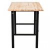 Homcom Fir Wood Top Workbench Table High Stability|Homcom Table D'etabli En Bois De Sapin Haute Stabilite
