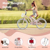 Prorider 20" Kids Bike With Height Adjustable Handlebar & Seat Hand Brake & Coaster Brake Pink