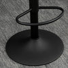 HOMCOM 2pc Adjustable Counter Height Bar Stools Kitchen Counter Stool Grey