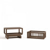 Storkcraft Santorini Deluxe 3-in-1 Convertible Bassinet - Hazelnut Crib