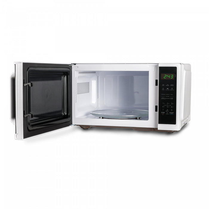 CHM Series Commercial Chef 0.9 Cu. Ft. Countertop Microwave Oven, CHM9MW, White Countertop Microwave Less 1cuft
