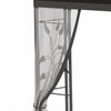 Outsunny 10'x10' Gazebo Canopy Outdoor Patio Sun Shelter Uv Protect W/ 2-tier Polyester Roof Curtain|Outsunny 10' X 10' Gazebo Canopy Patio Exterieur Protection Uv Avec Rideau De Toit En Polyester A 2