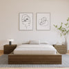 James Platform Bed Queen Bed | Lit Plateforme James