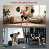 Soozier 154 lbs Barbell Weight Set, Adjustable Weights for Home Gym