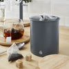 Salton Swan Nordic Grey Cannisters - Set of 3|Boîtes grises Swan de style nordique - ensemble de 3