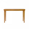 Martha 47.25" Rustic Wood Sofa Table with Decorative Beaded Trim - Brown | Console rustique en bois Martha 120 cm avec bordure perlee decorative - brune