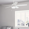 Anisten Ceiling Fan with Light Fixture - White | Ventilateur de plafond Anisten avec luminaire - Blanc